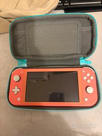 nintendo switch lite rosa