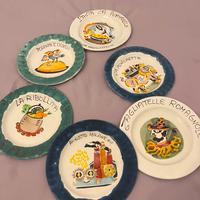 Raro servizio piatti De Simone serie Gastronomia