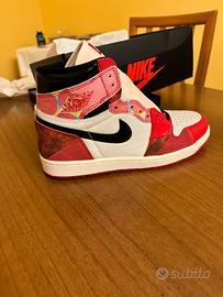 Air Jordan 1 high og spider man un nuovo universo