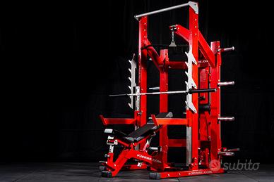 Power half rack gym station palestra completa