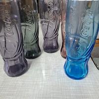 5 bicchieri coca cola vintage 
