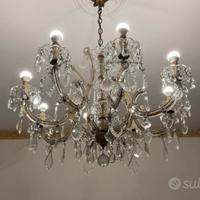 Lampadario gocce cristallo