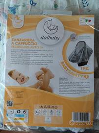 Zanzariera a cappuccio seggiolino auto