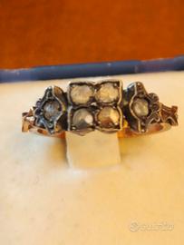 ANELLO ANTICO IN ORO CON DIAMANTI