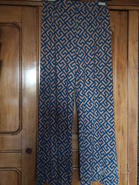 pantaloni donna gamba larga