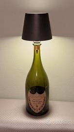 Dom Perignon bottiglia lampada led nera