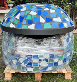 Forno a legna professionale con mattoni Sorrento