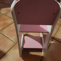 Seggiolone bambole in legno