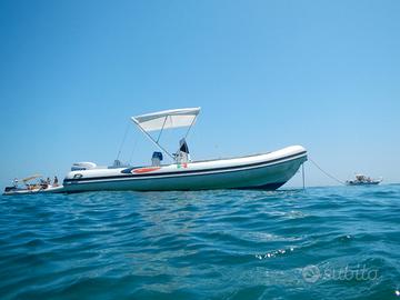 gommone da 6ml selva con motore da 100cv presso fo