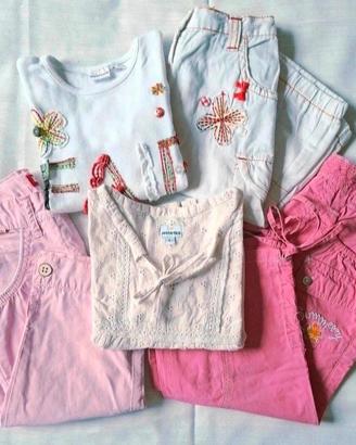 Set 5 pezzi bambina 3/4 anni