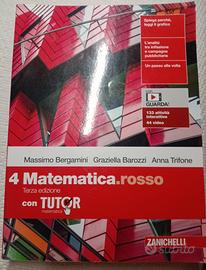 libro scolastico matematica per il IV anno 