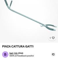 Pinza cattura gatti o altri animali