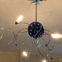 Lampadario di  Murano con led