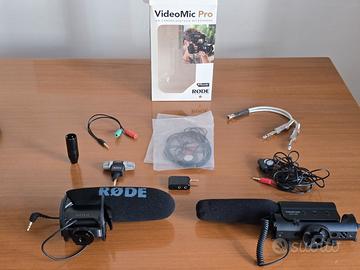 Set microfoni per video (Rode Videomic Pro, Taksta