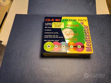 TAIYO YUDEN CD-R BIANCO MULTICOLORE 700 MB 80 MINU