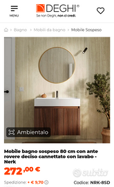 Mobile bagno e lavabo Deghi nuovo