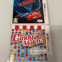 Nintendo 2e3Ds 2 giochi Cars 2 e Candy Match 3