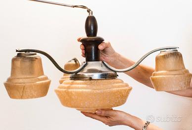 Lampada epoca a 3 bracci