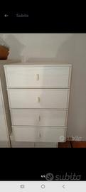 cassettiera 4 cassetti 