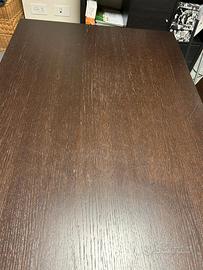 Tavolo allungabile legno wenge + 4 sedie