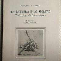 la lettera e lo spirito - temi e figure del seicen