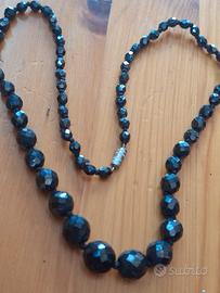 collana vintage vetro 