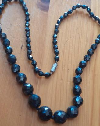 collana vintage vetro 