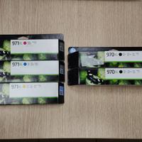 Lotto 5 Cartucce 970 XL / 971 XL Nuove Originali