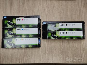 Lotto 5 Cartucce 970 XL / 971 XL Nuove Originali