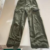 Jeans Denim larghi, per militare, vita medio alta
