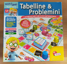 Tabelline e problemi per bambini di età 5-10 anni