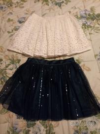 Gonne con strass bambina 6-7 anni