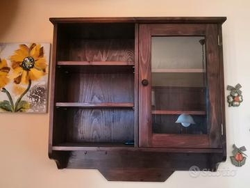 vetrinetta in legno