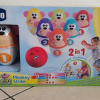 Chicco Monkey Strike Birilli Bowling Bambini 6 Bir
