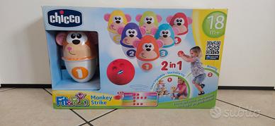 Chicco Monkey Strike Birilli Bowling Bambini 6 Bir