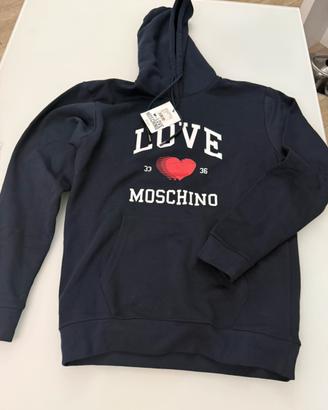 felpa con cappuccio Love Moschino, taglia XL