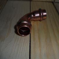 Gomito a pinzare Viega rame dm.18FF  h2o