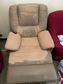 Poltrona elettrica con telecomando