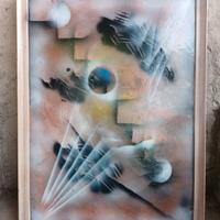 Dipinto surrealismo-astratto