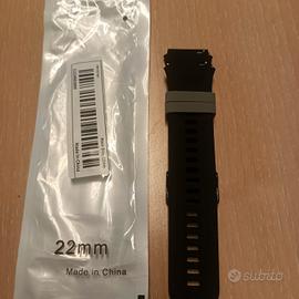 cinturino grigio e nero nuovo mai usato per smartw