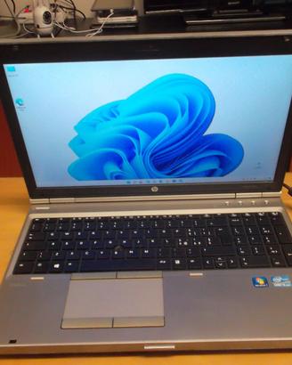 HP ELITEBOOK 8570P CORE I5+8GB+250SSD+WINDOWS11