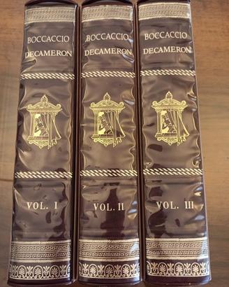 Decameron di Boccaccio edizione numerata di lusso