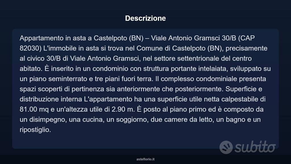 Appartamento – Castelpoto, Centro storico, Benevento - Vista 4