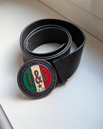 Cintura Vintage D&G Dolce & Gabbana Y2K in pelle
