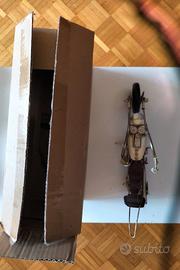 moto vintage in metallo stile retrò decorativo