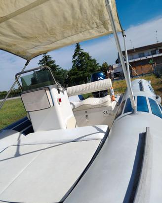 Gommone Led più carrello, completo di libtetto