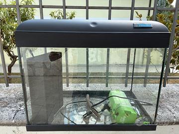 acquario 40 litri con accessori