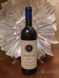 2 bottiglie vino Sassicaia 2015 