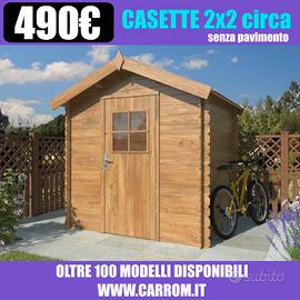 CASETTE 2x2 CON E SENZA PAVIMENTO - NUOVE