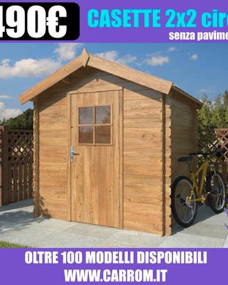 CASETTE 2x2 CON E SENZA PAVIMENTO - NUOVE